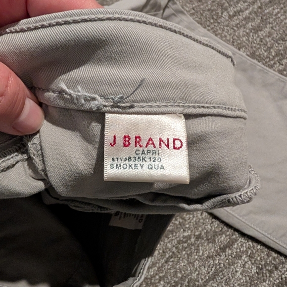 J Brand Khaki Strecth Capris - Picture 6 of 12